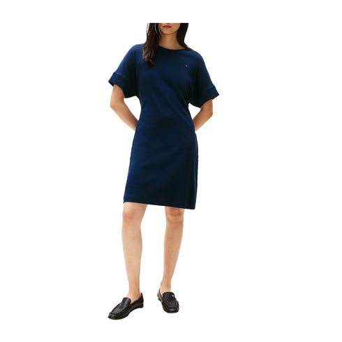 Tommy Hilfiger Abito corto Abito Donna Modern Cody in cotone S - Francavilla Moda